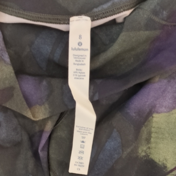 Lululemon Watercolor leggings - Picture 5 of 9